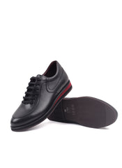 Siyah Bağcıklı Günlük  Eva-Kauçuk Taban Erkek Ayakkabı