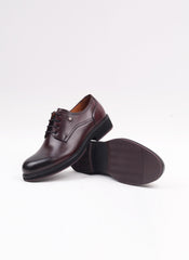 Bordo Analin Deri Erkek Klasik Ayakkabı - Oggi Shoes